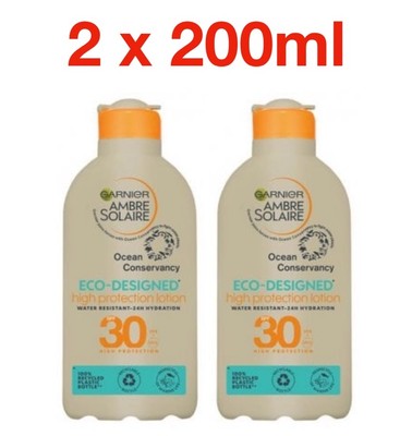 Garnier Ambre Solaire LSF 30+ Eco Designed Sonnencreme mit hohem Schutz Lotion