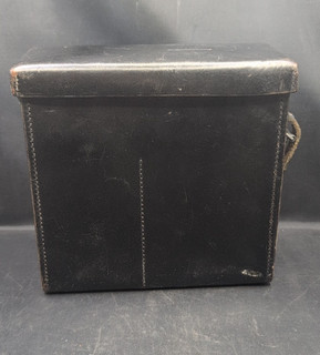 Pre WWII/2 German black leather 1934 Maintz with early Wehmar eagle NOS pouch