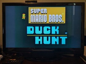 Super Mario Bros / Duck Hunt (NES, 1985) Authentic Cartridge/Dust Sleeve Tested