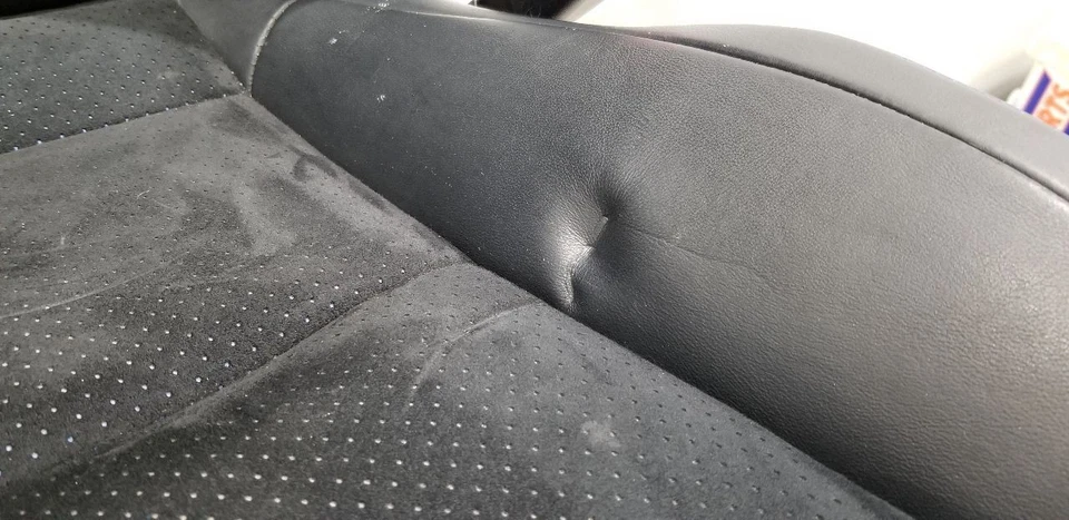 12 LEXUS IS F MEMORY HEATED SEAT FRONT RIGHT PASSENGER BLACK LEATHER AND SUEDE Foto 4 de 4