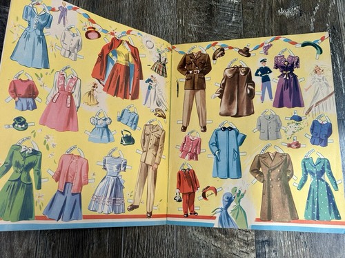 Vintage Original Paper Doll Lot Military Wedding & Double Wedding by Merrill - Picture 5 of 17