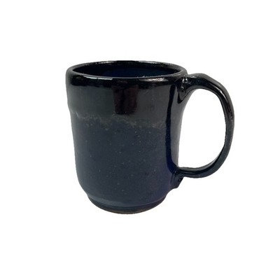 Handmade Studio Pottery Blue Glazed Ceramic Coffee Mug Signed Art Cup