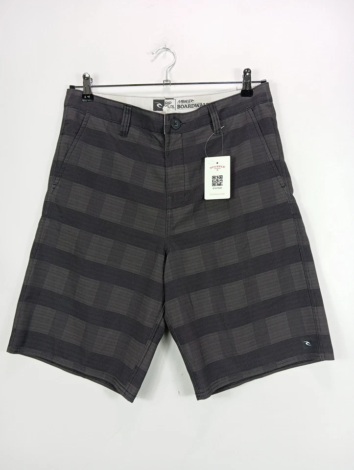 Rip Curl Herren Cargo Shorts BOARDWALK W32 Grau Kariert Sportlich - Bild 2 von 4