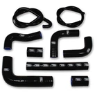 BLACK Samco Silicon Rad Hoses fit Ducati Monster S4 RS 2006-2009
