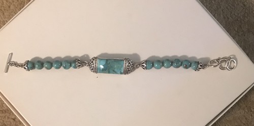 BBJ 925 Sterling Turquoise Bracelet