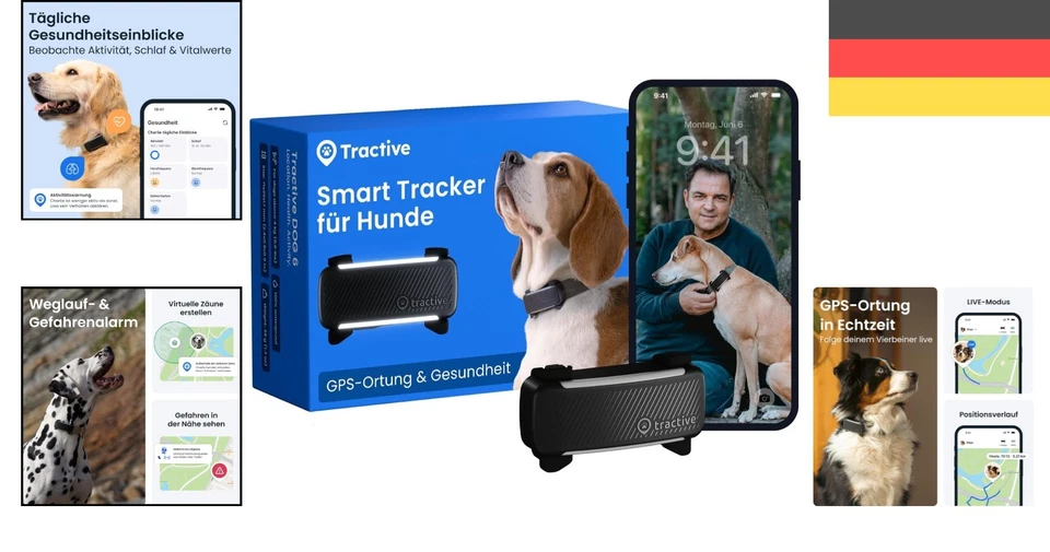 GPS Tracker für Hunde | 2025 Edition | Echtzeit-Ortung und Gesundheitstracking - Bild 2 von 4