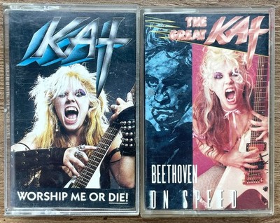 The Great Kat - Beethoven on Speed & Worship Me Or Die Cassettes - Set of 2