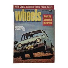 WHEELS Vintage Australian Motoring Magazine Vol.33 No.2 January 1970