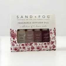 SAND AND FOG 4pk 0.33oz each Variety Fragrance Oils Set NEW assorted scents