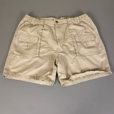 Elastic Waist Mens Shorts Size 44 Croft Barrow Cargo Shorts Men's