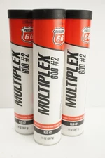 3 Pack of Phillips 66 Multiplex 220 #2 Red Grease; NLGI GC-LB, (10) 14oz tubes