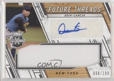2019 Elite Extra Edition Future Threads Signatures Black Deivi Garcia Auto 4l3