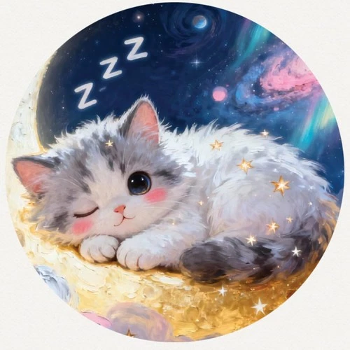 Hayleybug 1/2 oz The Softest Dream Kitty silver round w/ COA POP 15