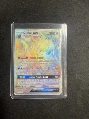 Pokémon Givrali GX 159/156 PV 200 FR Full Art Holo 2018 Niveau 1 Eau - Photo 1/2