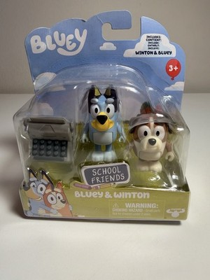 Bluey und Winton Schulfreunde Figurenset Neu im Karton