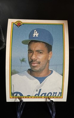 1990 Bowman - Jose Vizcaino, Julio Valera #123 Wrong Backs Julio Valera Back...