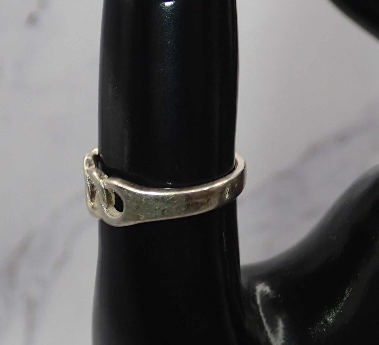 STERLING SILVER (925) INTERLOCKING CIRCLE EARRING… - image 12