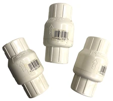 1″ KBI KC-1000-T King Spring Check Valve Uni Flow EPDM Seals PVCI 150PSI 73° (1)