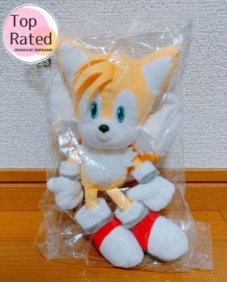SEGA Sonic the Hedgehog Plush TAILS Stuffed toy Doll Sanei Japan