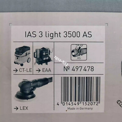 FESTOOL IAS 3 Light 3500 AS 3.5 meters 3-in-1 pneumatic hose FESTO Brand New