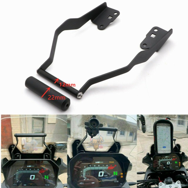 12mm 22mm GPS Navigation Phone Holder Bracket For BMW F750GS F850GS