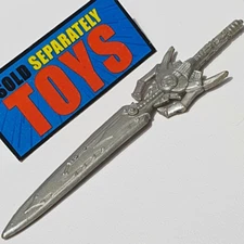 Vtg MOTU 200x Prince Adam SWORD original silver weapon accessory part Masters