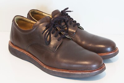 Samuel Hubbard Brown Leather Founder Work Shoes Dress Vibram Sole Men US 10.5