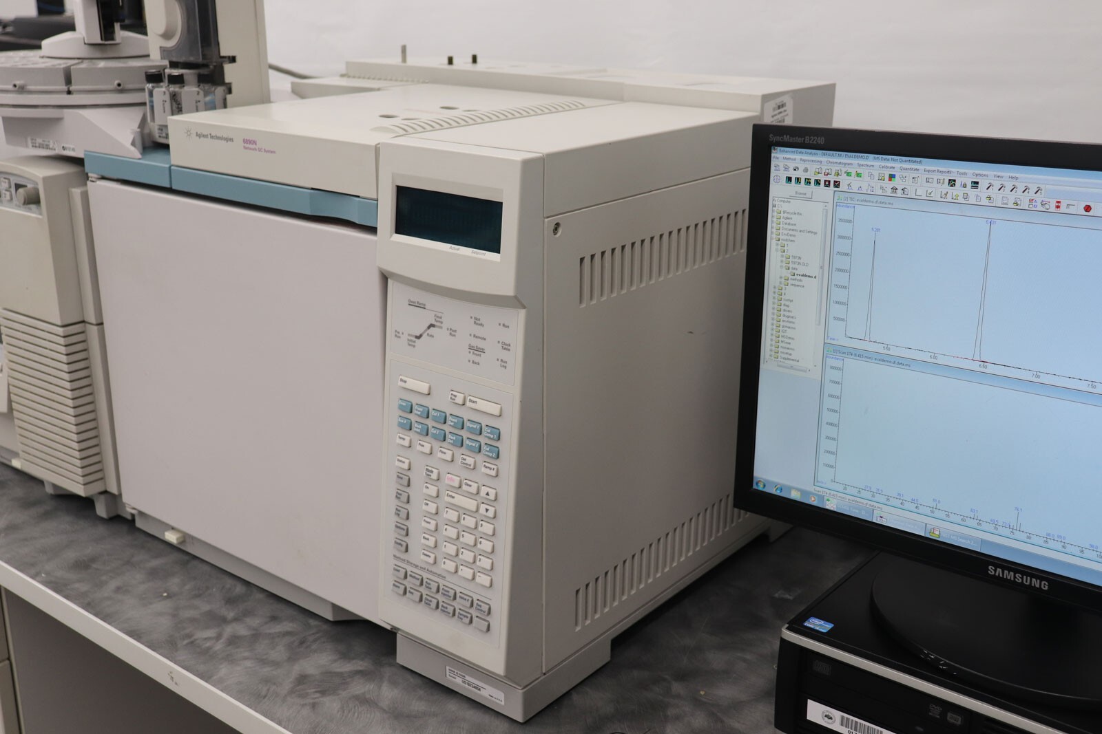 Agilent 6890N 5973N GC/MS EI/CI System w/ 7683 Autosampler W/PC | eBay