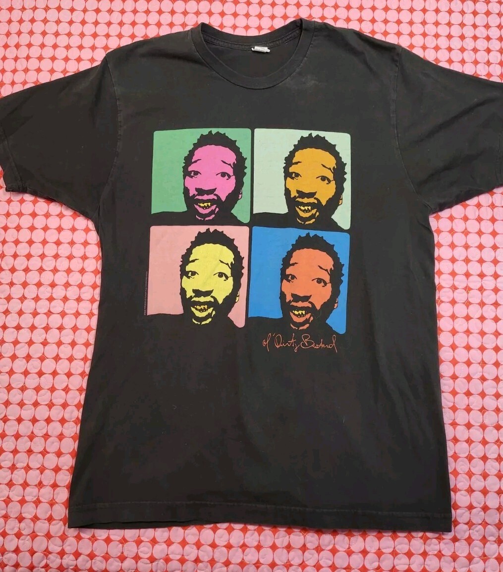 Wu-Tang Clan ODB Ｔシャツ ヴィンテージ XL Ol Dirty Bastard T-Shirt Large ODB Wu Tang Clan Rap Pop Art Warhol