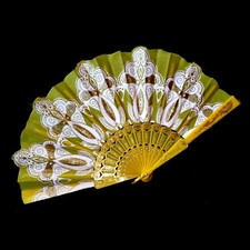 Hand Fan Decoration Sequins Cooling