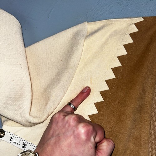 VTG St. Croix Knits Zephyr Wool Cardigan Size L Ivory Old Money Academia Preppy - Picture 8 of 15