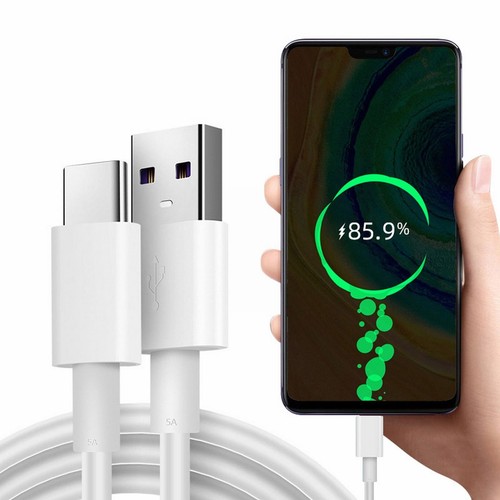 1.5M USB A to Type C Fast Charger Cord 5A USB C Cable For Samsung iPhone Android - Picture 4 of 8