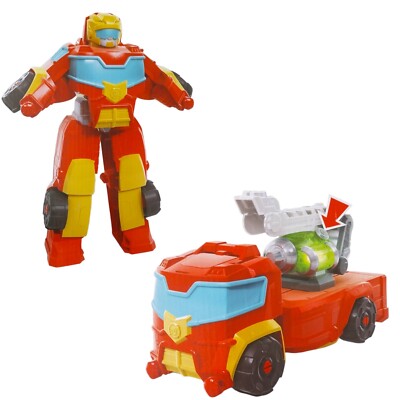 Playskool Heroes Transformers Rescue Bots Academy Rescue Power Hot Shot Converti