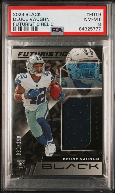 Deuce Vaughn Panini Black Futuristic Relics #FUT9 Base