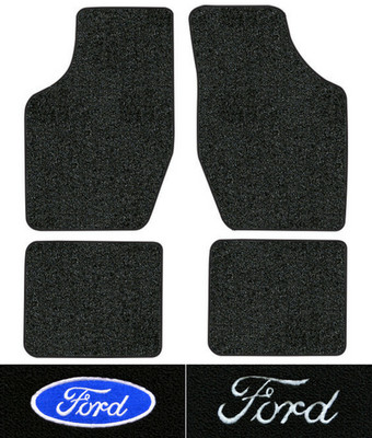 1974-1978 Ford Mustang II 4pc Cutpile Floor Mat Set Auto Custom Carpets Inc.