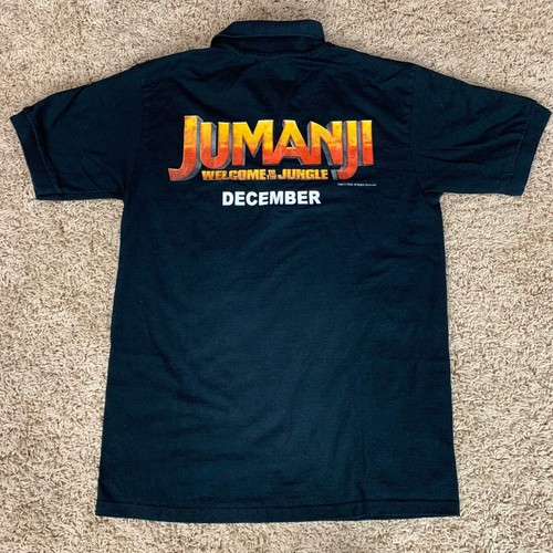 Camisa polo negra para empleado de cine Jumanji & Rampage Cinemark talla S - Imagen 8 de 30