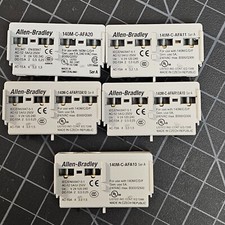 1 - LOT  ALLEN-BRADLEY AUXILIARY CONTACT 140M-C-AFAR10A10, AFA20, AFA11