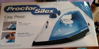 In Box Proctor Silex Easy Press Spray & Steam Iron 17410 In Box Proctor Silex Easy Press Spray & Steam Iron 17410