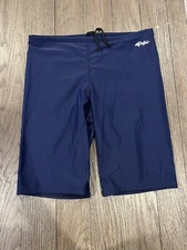 Mens Dolfin Dark Blue Spandex Jammers Compression Shorts 38 swimsuit