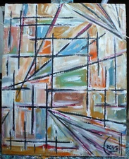 LOSERS & WEEPERS   8x10 oil painting HARDpanel NEW  original art signed Crowell