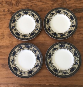 Details about Mikasa Saucers x 4 Intaglio Arabella CAC01 Vintage