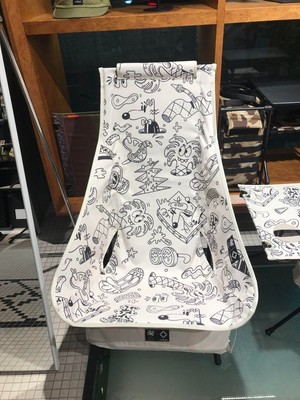 Helinox x Steven Harrington Chair Two White Outdoor Chair New  