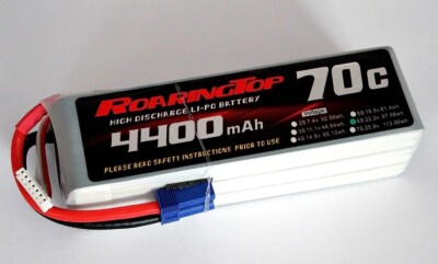 RoaringTop LiPo Akku 70C 4400mAh 6S 22,2V EC5 Stecker: # RC Auto/Boot/LKW/Flugzeug