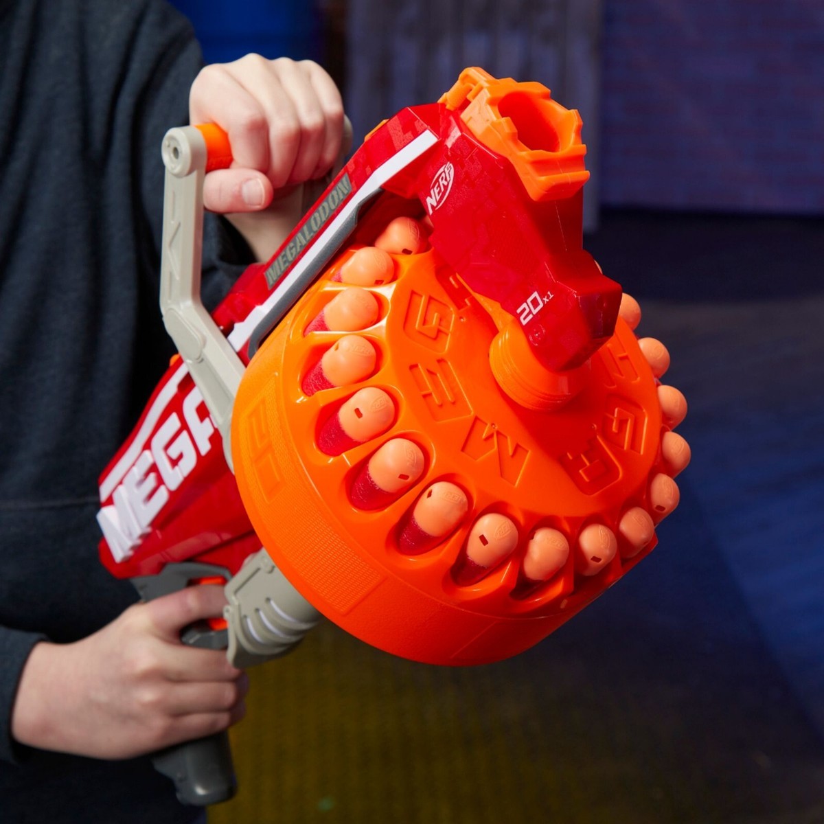 Megalodon Nerf N-Strike Mega Toy Blaster w/20 Official Nerf