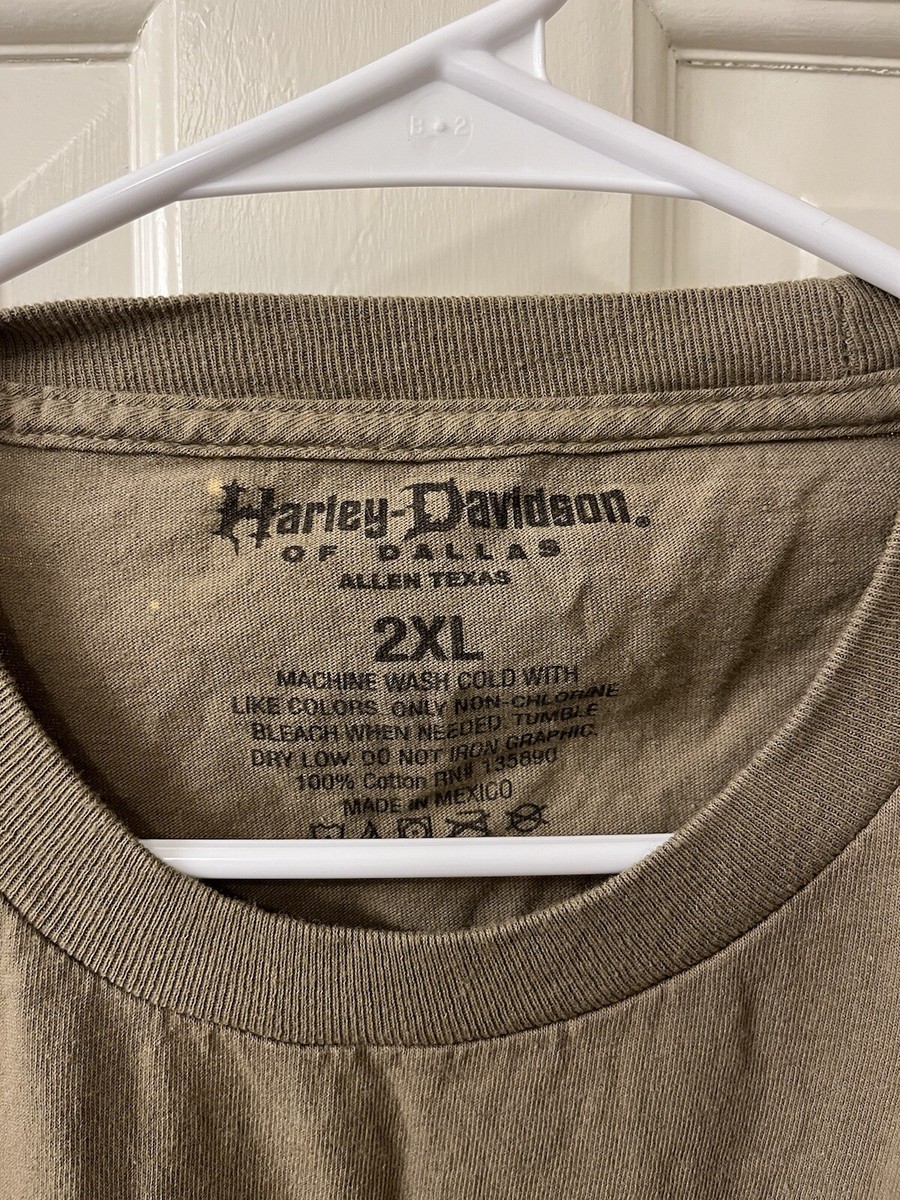 Harley Davidson Motorcycles Dallas Allen TX Graphic T-Shirt Men's