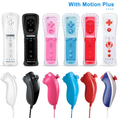 Nintendo Wii Wiimote movimento integrato più telecomando interno&amp;Nunchuck