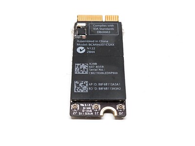 Mid 2012 Macbook Pro Retina 15 A1398 WIRELESS CARD BCM94331CSAX BROADCOM BRCM106
