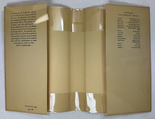 Kant's Critique of Pure Reason, Second Edition | NEAR FINE 1958 - Picture 10 of 19