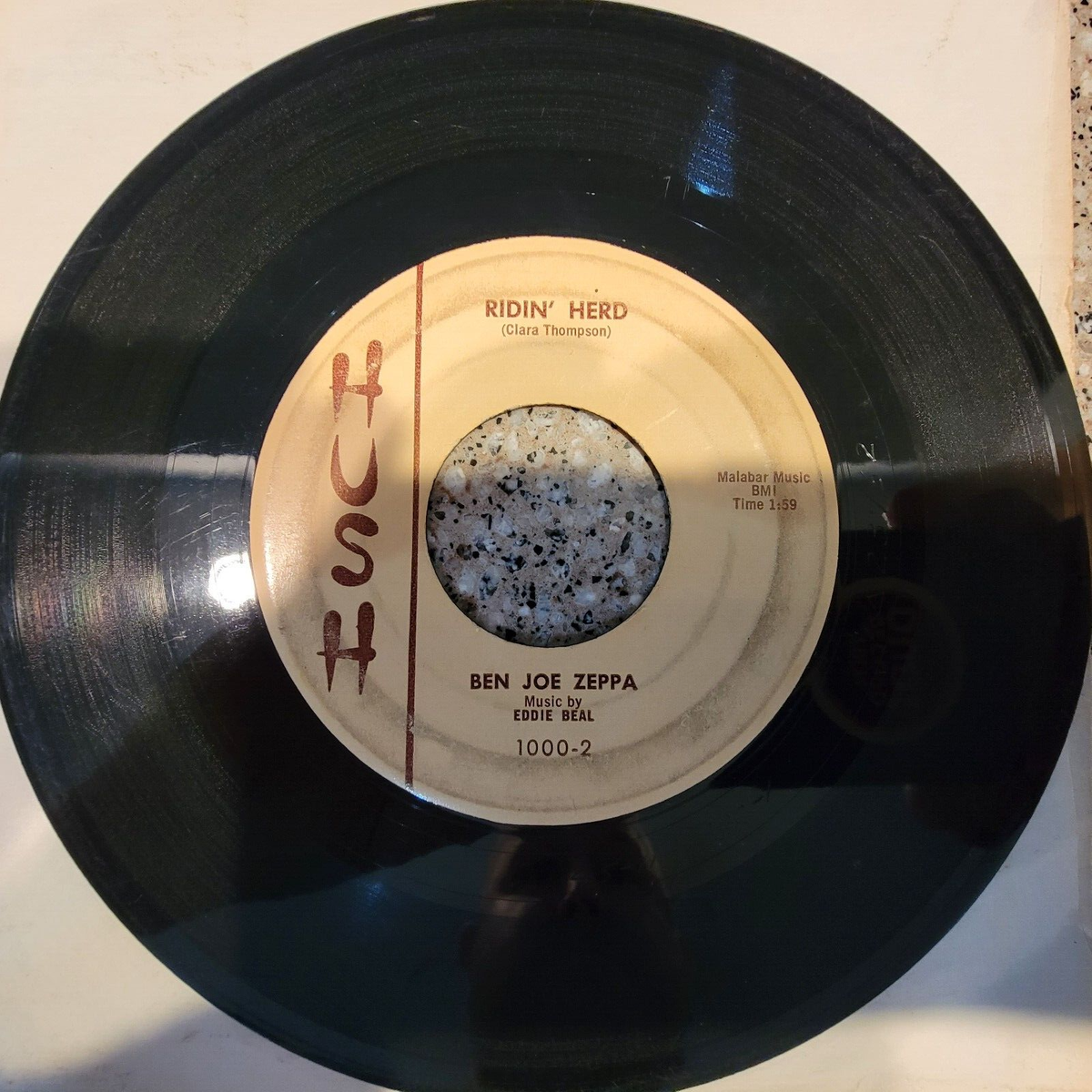 BEN JOE ZEPPA Young Heartaches / Ridin' Herd 1958 7