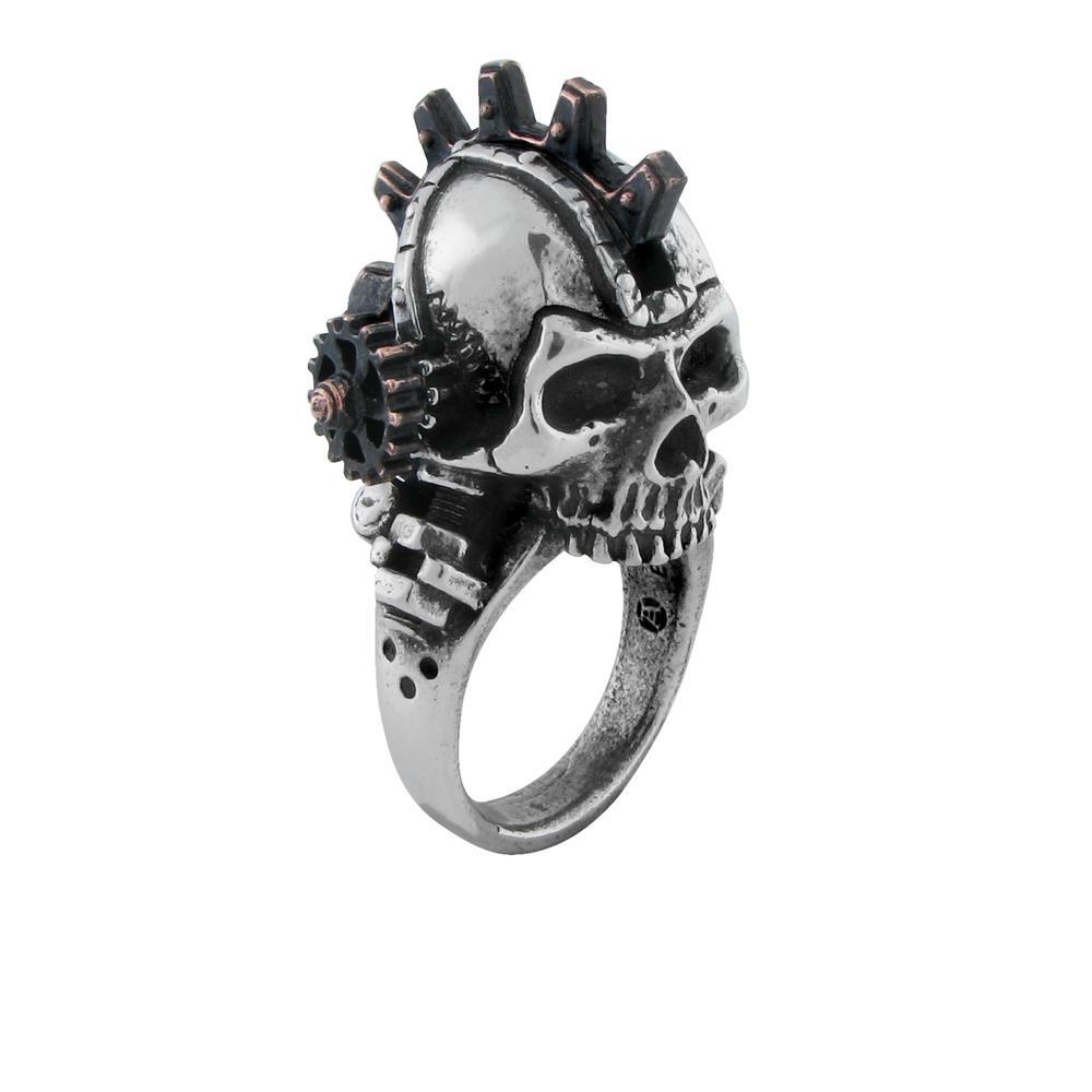 Alchemy Gothic Steamhead Pewter Ring BRAND NEW